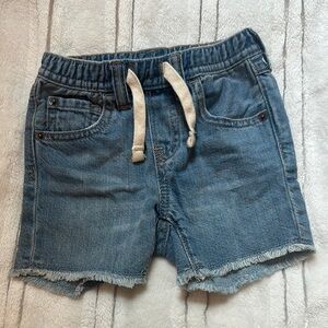 GAP Blue Elastic Waist Denim Shorts